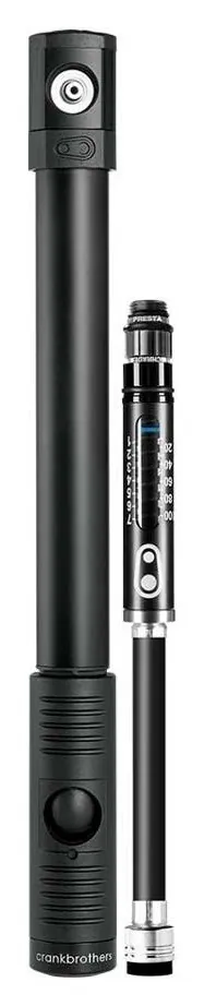 Насос для велосипеда Crankbrothers KLIC HP GAUGE Midnight (16263) (RCH_19076)