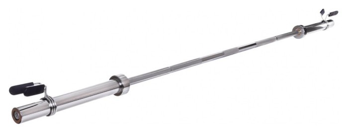 Олимпийская, металлическая штанга RN-Sport Quatro 78 кг (2х15, 2х10, 2х5, 2х2. 5+гриф 1.8 м)