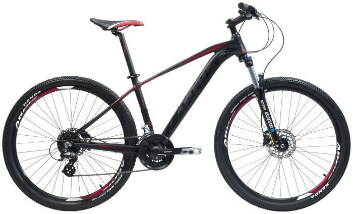 Велосипед Ardis 27,5 MTB AL "TUCAN" Гідравліка 27 шв., Чорно-червоний