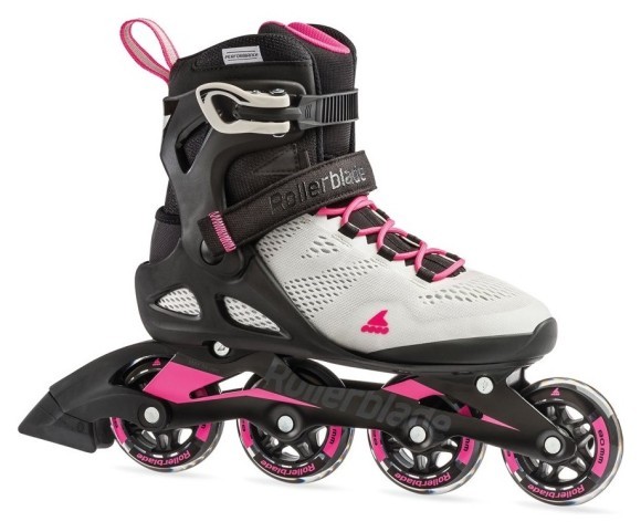 Роликові коньки для дорослих Rollerblade MACROBLADE 80 W 36.5 (6US) 230мм Cool grey/candy pink (7955300500), укр