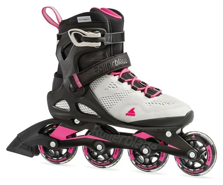 Роликові коньки для дорослих Rollerblade MACROBLADE 80 W 36.5 (6US) 230мм Cool grey/candy pink (7955300500) (230мм)