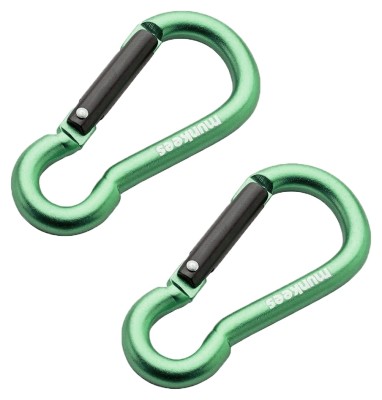 Munkees 3236 карабин Pear 6 мм x 60 мм (пара) grass green