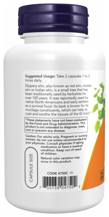 Slippery Elm 400 mg - 100 vcaps
