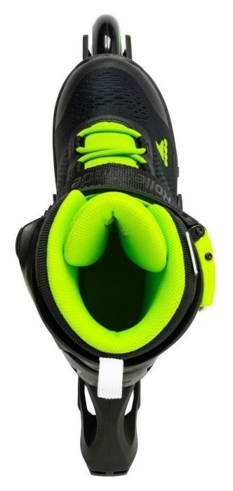 Ролики детские Rollerblade Microblade Black Green (тест)