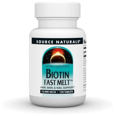 Biotin Fast Melt 10000 mcg - 120 tabs