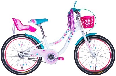 Велосипед ST 20&quot; Formula FLOWER PREMIUM BH рама-10&quot; білий з рожевим та бірюзовим 2025
