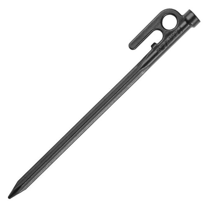 Кілок сталевий Naturehike CNH22ZP018, 30 см, чорний, укр, укр