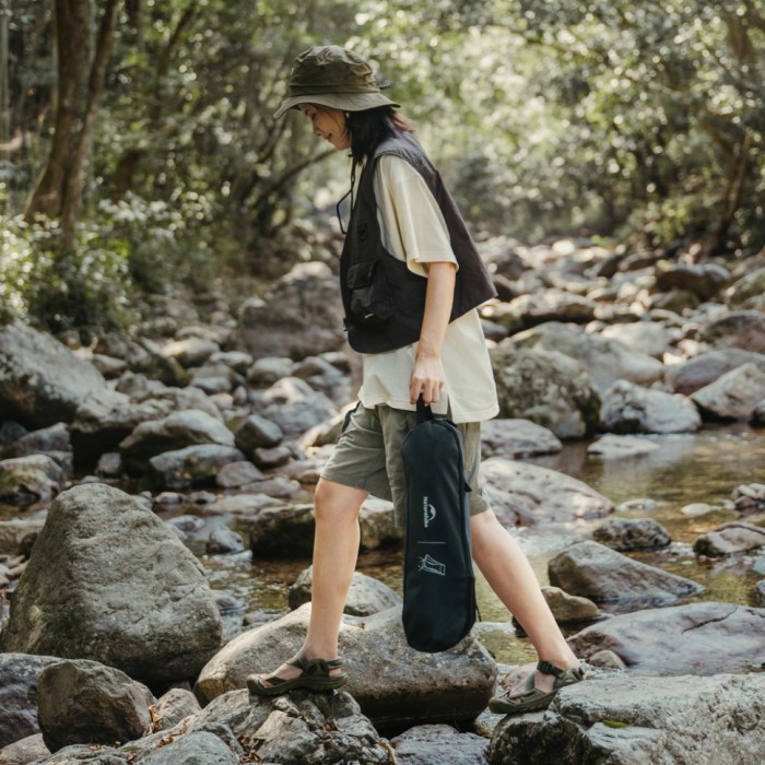 Стул складной ультралегкий Naturehike Stellaluna L04 CNK2450JJ015, размер М, алюминий, серый