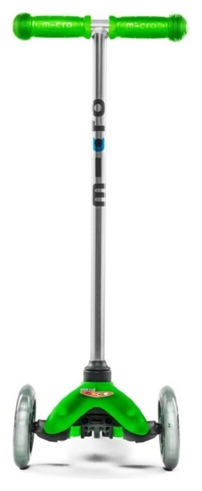 Самокат MICRO серії "Mini Classic" - ЗЕЛЕНИЙ (до 50 kg, 3-х колісний), укр, укр