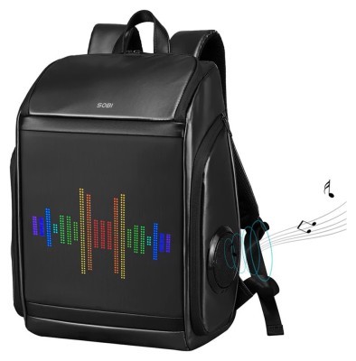 Рюкзак Sobi Pixel SB9710 Black с LED экраном