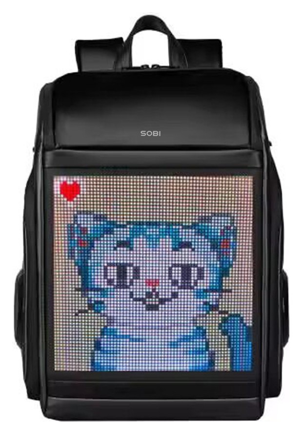 Рюкзак Sobi Pixel SB9710 Black с LED экраном