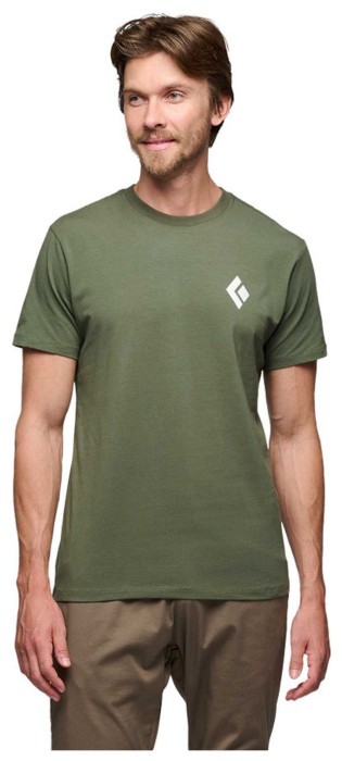 Мужская футболка Black Diamond M SS Equipment For Alpinist Tee, Tundra, M