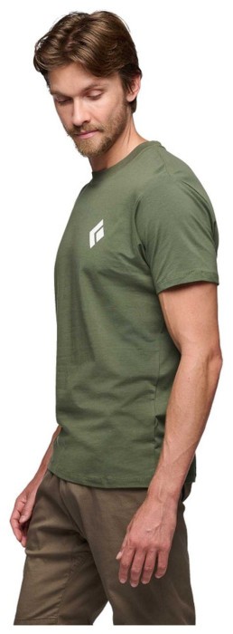 Мужская футболка Black Diamond M SS Equipment For Alpinist Tee, Tundra, M
