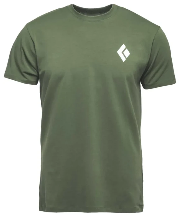 Мужская футболка Black Diamond M SS Equipment For Alpinist Tee, Tundra, M