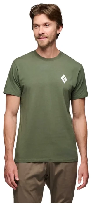 Мужская футболка Black Diamond M SS Equipment For Alpinist Tee, Tundra, M