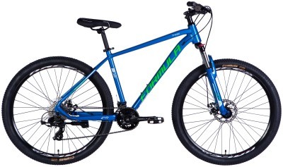 Велосипед AL 27.5&quot; Formula THOR DD CS рама-18&quot; синьо-зелений 2025