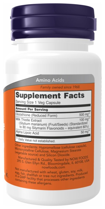 Glutathione 500mg - 30 vcaps