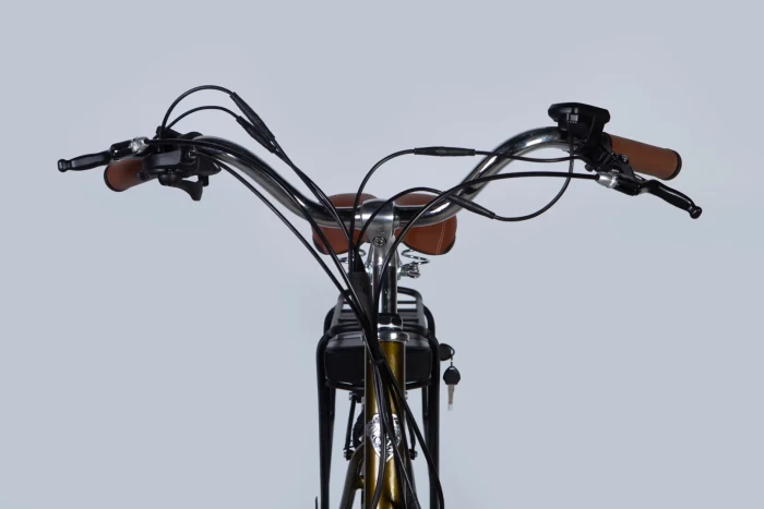 Велосипед з електроприводом 28" AL Dorozhnik eCORAL DD FR рама-19" 48B 13А*г 500Вт бронзовий 2026