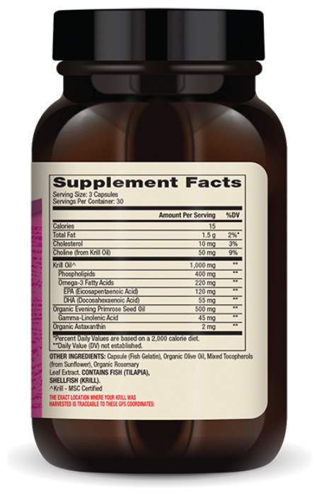 Krill Oil for Women - 90 caps