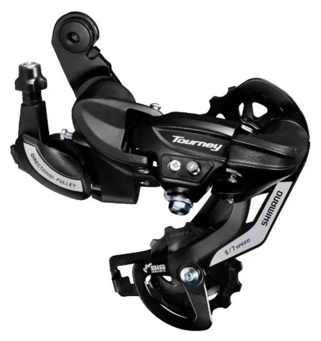 Переключатель Shimano задний Tourney 6/7 шв RD-TY500, черный