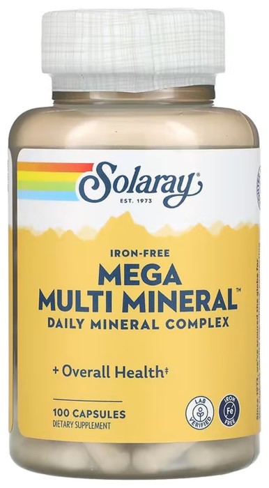 Mega Multi Mineral Iron-Free - 100 caps