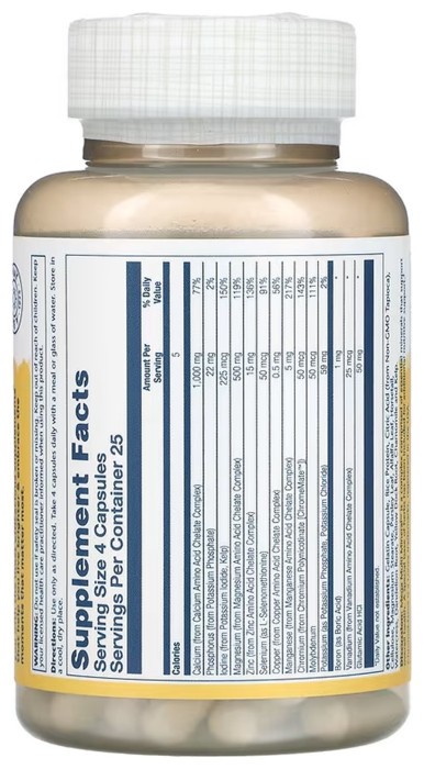 Mega Multi Mineral Iron-Free - 100 caps