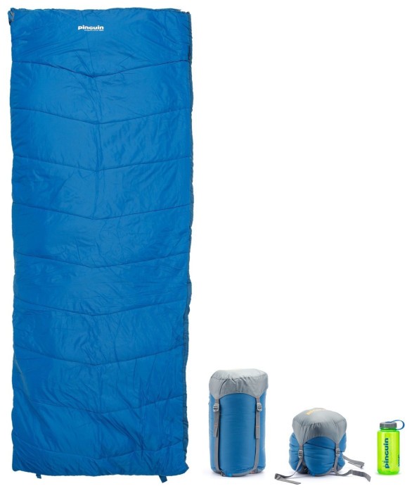 Спальный мешок Pinguin Travel (13/9°C), 190 см - Right Zip, Blue (PNG 241457) 2020