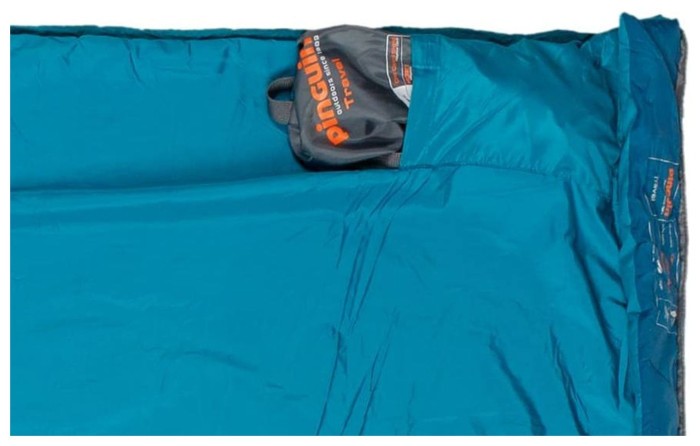 Спальный мешок Pinguin Travel (13/9°C), 190 см - Right Zip, Blue (PNG 241457) 2020
