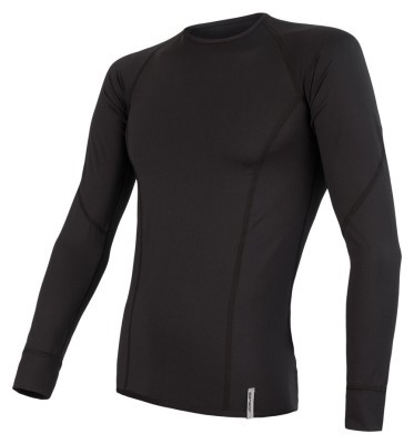 Термофутболка мужская Sensor Coolmax Tech LS black 20100015, SM11CT-black-M
