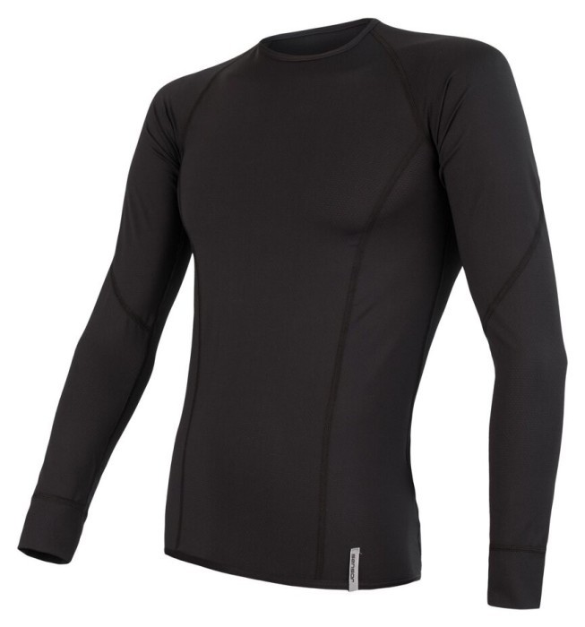Термофутболка мужская Sensor Coolmax Tech LS black 20100015, SM11CT-black-M