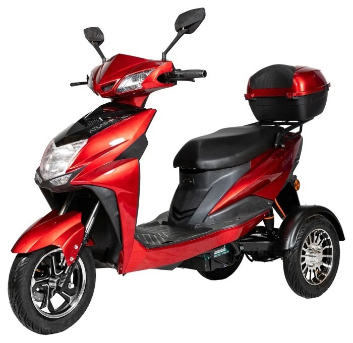 Электроскутер ATLAS Falcon Trike Box 1500W Red