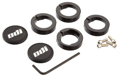 Замки для грипс ODI Set Lock Jaw Clamps из Snap Caps - черные
