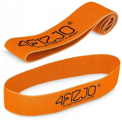 Резинка для фитнеса и спорта из ткани 4FIZJO Flex Band 1-5 кг Orange (P-5907739310927)