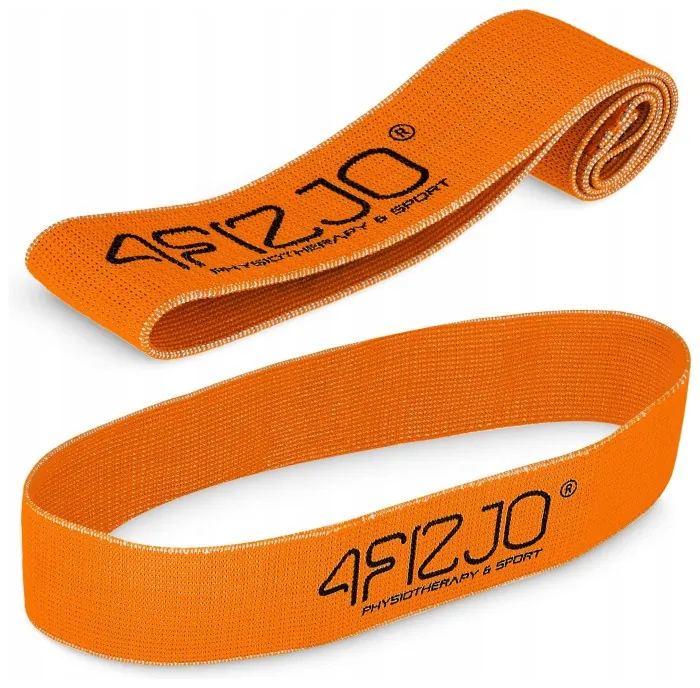 Резинка для фитнеса и спорта из ткани 4FIZJO Flex Band 1-5 кг Orange (P-5907739310927)