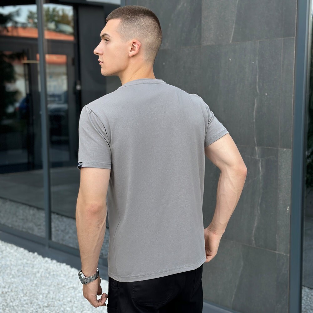 Чоловіча футболка сталева Pobedov Peremoga, укр, укр