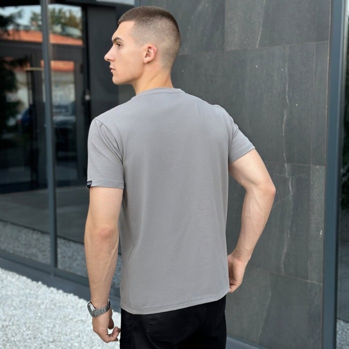 Мужская футболка стальная Pobedov Peremoga