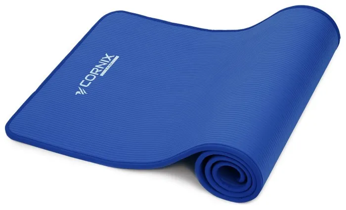 Коврики спортивные Cornix NBR 183 x 61 x 1 cм для йоги и фитнеса XR-0096 Blue/Blue