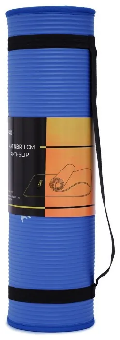 Коврики спортивные Cornix NBR 183 x 61 x 1 cм для йоги и фитнеса XR-0096 Blue/Blue