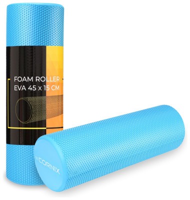 Масажний ролик Cornix EVA+ 45 x 15 см (валик, роллер) XR-0306 Blue