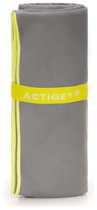 Рушник спортивний Actiget 180 x 100 см з мікрофібри ACT0192 Grey