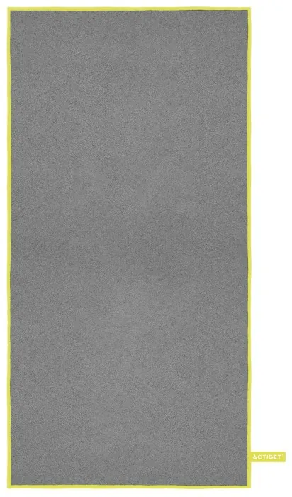 Рушник спортивний Actiget 180 x 100 см з мікрофібри ACT0192 Grey