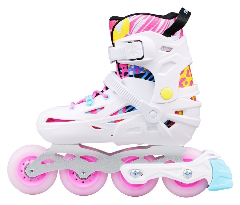 Дитячі розсувні ролики Flying Eagle ND Nadia біло-рожеві