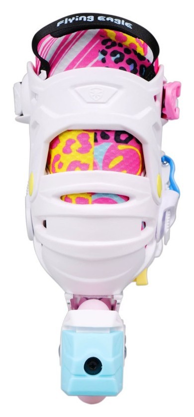 Детские раздвижные ролики Flying Eagle ND Nadia бело-розовые