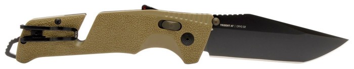 Раскладной нож SOG Trident AT, Flat Dark Earth-Tanto