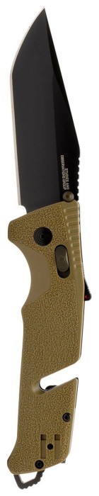 Раскладной нож SOG Trident AT, Flat Dark Earth-Tanto