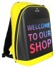 Рюкзак Sobi Pixel Plus SB9707 Yellow з LED екраном, укр Фото - 8