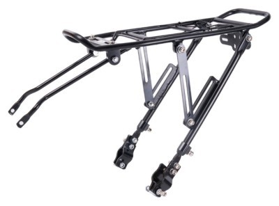 Багажник алюм. на верхние перья KAIWEI KW-667-01 (черный)