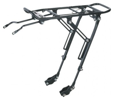 Багажник алюм. на верхние перья KAIWEI KW-667-01 (черный)