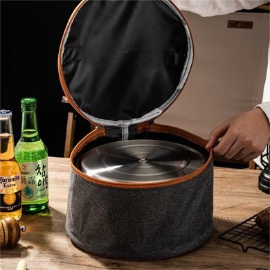 Набор посуды для кемпинга Starcamp Cookware set 3-4 HX-SK09 steel