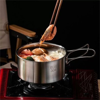 Набор посуды для кемпинга Starcamp Cookware set 3-4 HX-SK09 steel